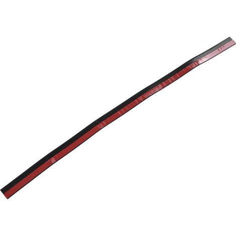 Türdichtungsband, winddicht, staubdicht, schalldicht, Silikon-Dichtungsstreifen für Dichtungsspalten bis 23 mm, Schwarz (1/5)