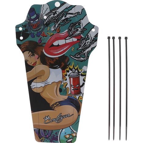 Gardes-boue VTT avant et arrière universels pour vélo pliant descente. couleur beauté (1/5)