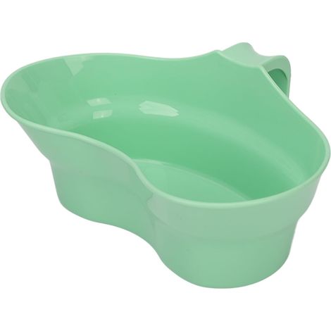 Bassine à Vomi, 300ml Bassine Vomissement, Emesis Baignoire Vomi Bassin Tasse Soins Oraux Bassin Incurvé Vomi Bol Dent Brossage Plateau pour Personnes Âgées Alitées Bassine Plastique Vert