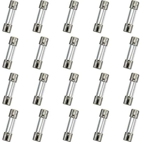 T1AL250V 20 pièces 5x20mm fusible en verre à fusion lente 1A 250V 0.2 x 0.78 pouces fusible à retardement (1/4)