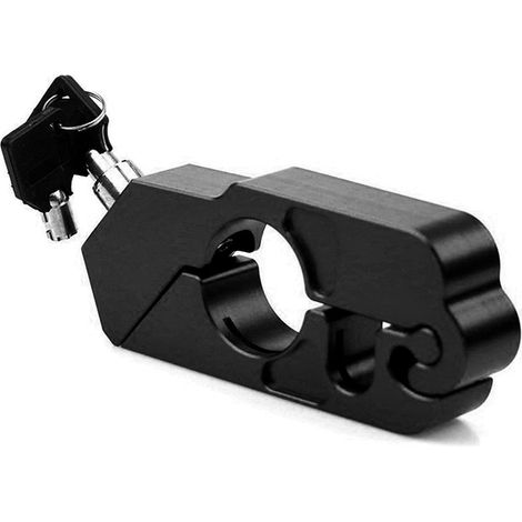 Verrou de Frein pour Moto, Alliage daluminium Verrouillage de Guidon pour Moto Serrure Antivol Verrouillage de Sécurité(Noir) (1/5)