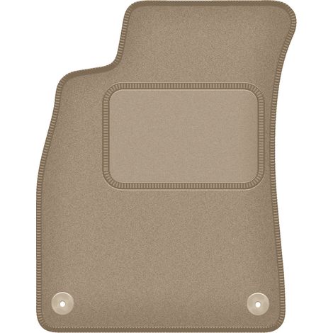 Fahrer-Samtmatte für: Audi A4 B6 Cabrio (2002-2006), beige
