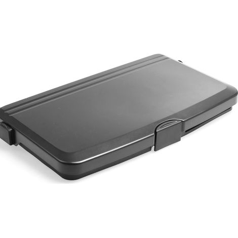 Table de repas pliable pour voiture, organiseur multifonction noir, étagère de rangement pratique, table de pique-nique auto escamotable, accessoire gain de place (1/5)