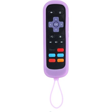 Funda de silicona luminosa para mando a distancia Roku – Protección suave – Resistente a la suciedad – Compatible con TCL, Hisense, Onn, Sharp, etc. (1/5)