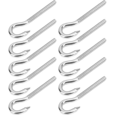 Crochet de suspension - M5 - inox - pour maison et rangement (1/5)