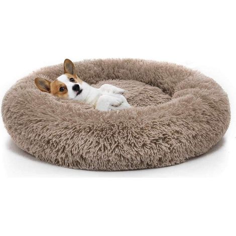 Panier Chien - Panier Chat - Coussin Chien - Panier pour Chien - Coussin Chat - Coussin Moelleux - Panier Anti Stress - Coussin Rêve - Coussin Rond - Diam 60 cm - Rose (1/3)