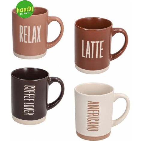 Tazza Mug Tognana Cindy Barista 450 cc in New Bone China Colori Assortiti (1/4)