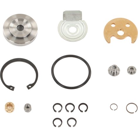 Kit de réparation et de remise en état de turbocompresseur, kit turbocompresseur en alliage métallique et caoutchouc, compatible avec Mitsubishi TD02 TD025 TD03 (1/5)