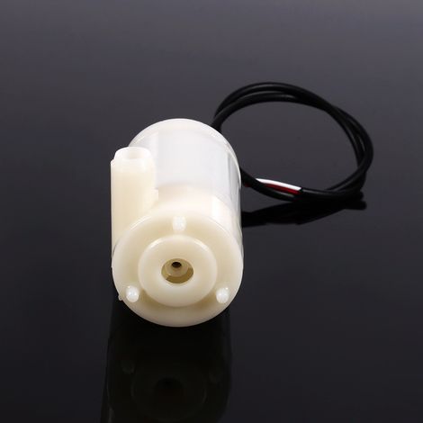 Mini-Tauchmotorpumpe, Gleichstrom 3–4,5 V, 100 l/h, geräuscharm, für Aquarien (horizontal) (1/5)