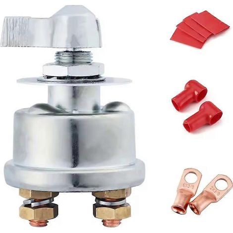Disjoncteur de batterie haute intensité 12V-48V 250A avec panneau, compatible avec les automobiles, les camping-cars et les navires. (1/5)