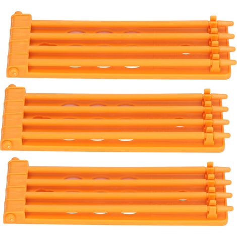 Set mit 3 Taubenringhaltern, Zubehör für den Taubensport, Taubenpfeife, Autosicherheit, Beinringhalter für Brieftauben, gelb