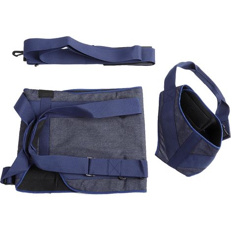 Harnais De Levage Chien - Tissu Oxford - Bleu Foncé - Pour Chiens Âgés Blessés Ou Handicapés - XS À XL (1/5)