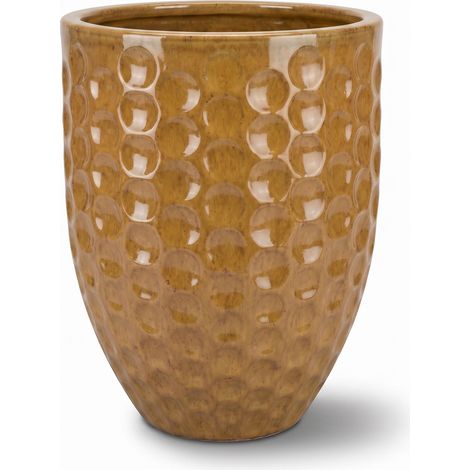 Maceta MEROVEE 42x55cm miel ámbar (1/5)