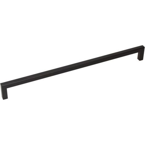 Poignée - Acier Inoxydable - 480 mm - Noir Super Mat - Pour Meubles Cuisine Salle De Bain Salon - 1 Pièce (1/3)