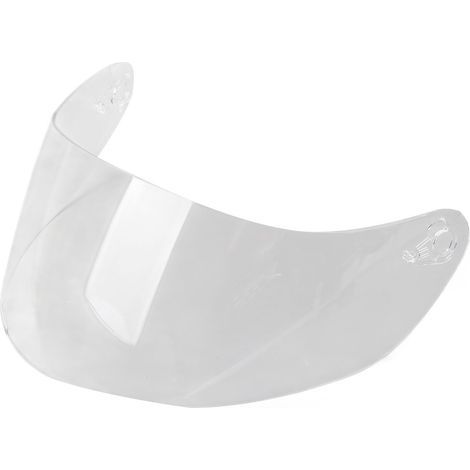 Lentille de casque résistante aux chocs, Anti-buée, Protection UV, coupe-vent, haute définition pour moto, transparente (1/5)
