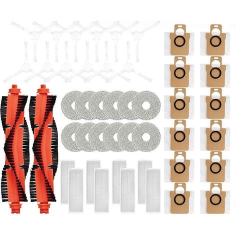 Pour balai à franges Xiaomi Mijia M30 Pro Roller : brosse principale, filtre et sac. (1/5)