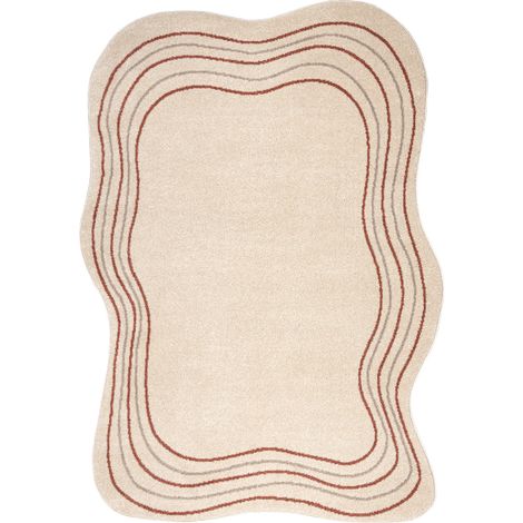 Tappeto FUSION 5707 crema / terracotta Shape - Astrazione, moderno, astratto, irregolare beige 200x290 cm