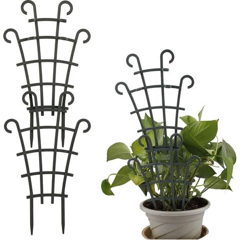 Pack Potted Plant Trellis Garden Trellis Trellis Small Plants Trellis for Climbing Plants Vine Vegetable Pot Garden (1/5)