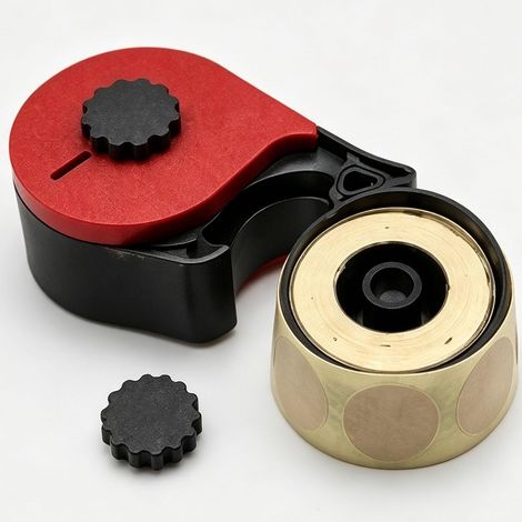 Distributeur d'autocollants pour cibles de tir – Support portable robuste en ABS pour l'entraînement au stand de tir (compatible IPSC/USPSA) (1/5)