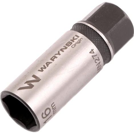 Zündkerzenschlüssel 3/8". 16 mm. CrV50BV30. DIN 3124. Waryński (1/3)