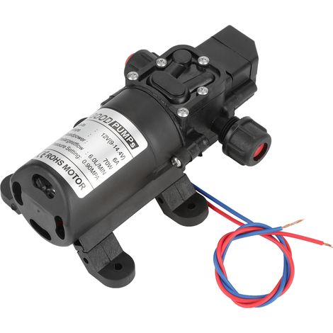 Pompe à membrane haute pression 70 W, 12 V CC, 0,9 MPa, 6 L/min (1/5)