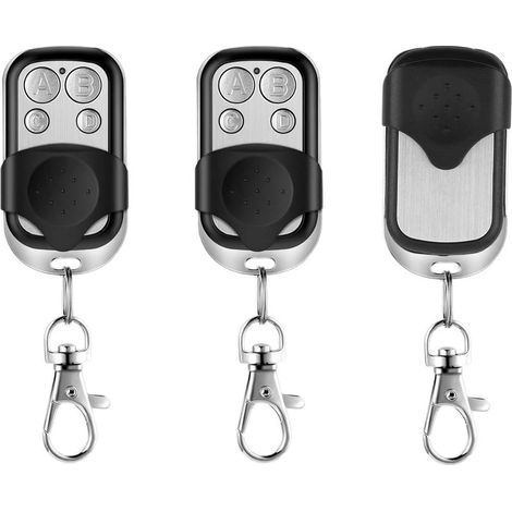 Telecommande Portail 433.92 MHz, Universelle Télécommande Garage sans Fil à 4 Boutons, Rolling Code Telecommande Duplicateur pour Porte Garage Électrique avec Couvercle Coulissant Porte Clés (1/5)
