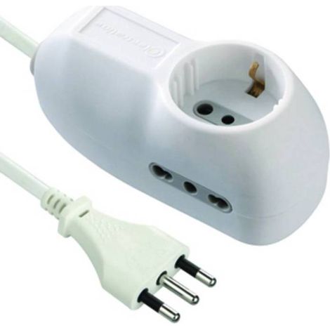 MULTIPRESA 2P BIP+1 SCHUKO SALVASPAZIO FIG.2