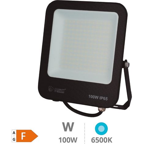 Proyector aluminio LED Santadi 100W 6500K IP65 Negro (1/5)