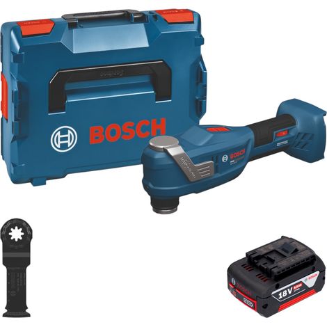 Bosch GOP 18V-30 Akku Multifunktionswerkzeug 18 V Starlock Plus Brushless + 1x Akku 5,0 Ah + L-Boxx - ohne Ladegerät