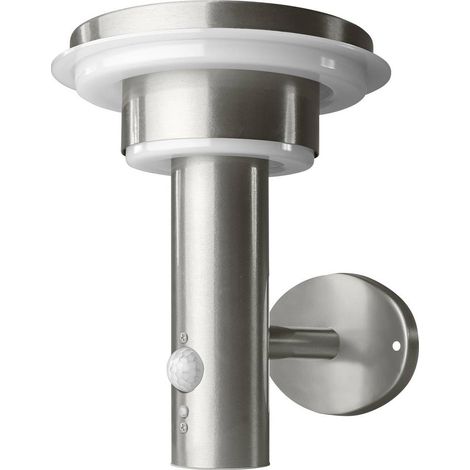 OSRAM HOMELIGHTING ENDURA Style Solar Wall Sensor Double Circle 6W Stainless Steel 4099854455384 Lampada da parete per