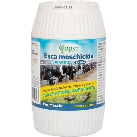 SUGARKILL EXTRA trappola insetticida per mosche con attrattivi sessuali e alimentari 400 gr
