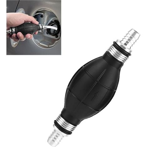 Bomba de cebado de combustible eléctrica manual para barco en línea, de aleación, para gasolina y diésel, universal, para aceite y agua (12 mm)