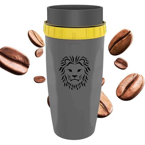 Vaso Twist-Top,Vaso de agua giratorio de 300 ml con pajita,taza de café de viaje,taza térmica a prueba de fugas,portátil para estudiantes (1/5)