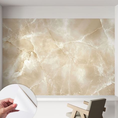 Papier peint adhésif décoratif pour chambre et salon Design moderne à poser facilement Pierre naturelle 152x104 cm (1/5)