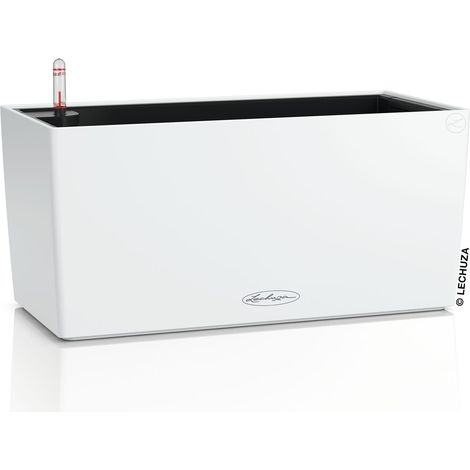 LECHUZA® Blumenkasten BALCONERA Color 40 Weiß All-in-One (1/3)