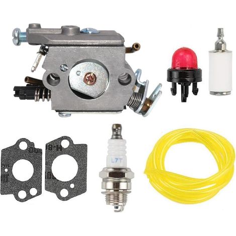 Carburateur pour débroussailleuse Zama C1Q-EL24 Compatible Husqvarna 123 à 327 Kit complet avec filtre et bougie Pour jardinage après 2000 (1/2)