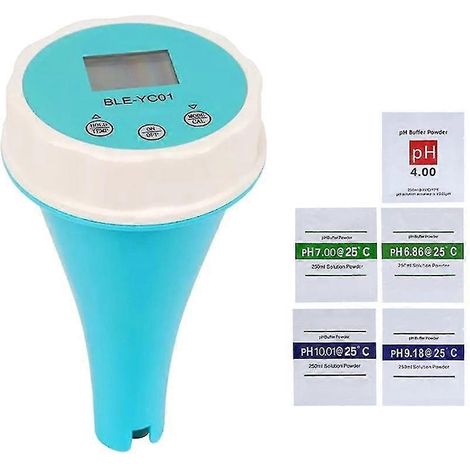 Bluetooth-Verbindungs-App 6-in-1-Wasserqualitätsdetektor PH/ORP/EC/TDS/Temperatur Schwimmbadresid (1/5)