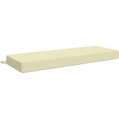 vidaXL Cuscino per schienale SOEST 100% Poliestere Crema