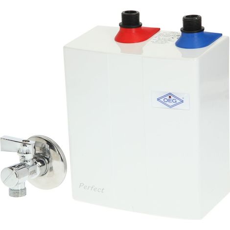 Petit chauffe-eau instantané 230 V Perfect Elektronik 5,0kW à pression fixe