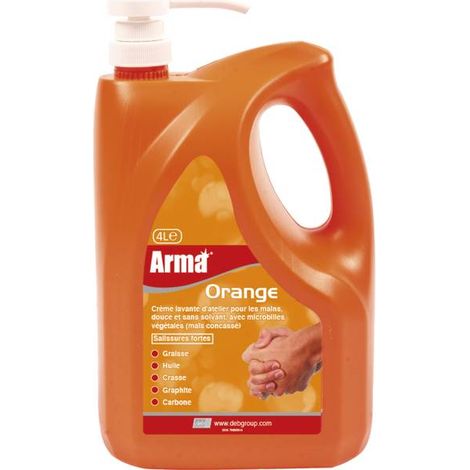 Bidón de 5l Limpiador de Manos Mainswarfega Naranja