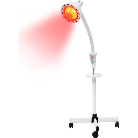 Lampe à infrarouge de 275 W, lampe chauffante à infrarouge, lampe à infrarouge à température réglable avec roulettes, Luminaire