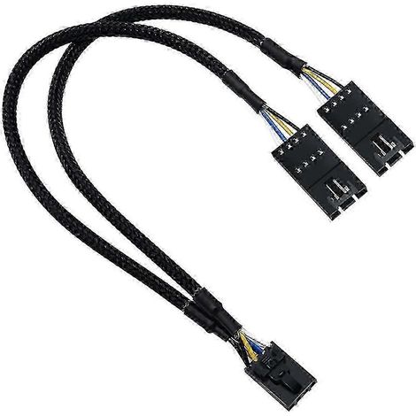 Répartiteur RGB compatible avec Corsair RGB HUB, Lighting Node Core et iCUE Commander CORE XT 4 broches mâle vers femelle (1/5)