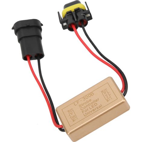 Lampe Flash Stroboscope Contrôleur H8 H9 H11 pour Feux LED Phare Anti-Brouillard (1/5)