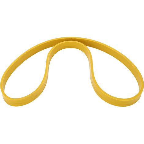 Lot de 2 pneus de scie à ruban antidérapants et silencieux en caoutchouc pour scie à ruban de 10 pouces (25,4 cm) pour le travail du bois, jaunes. (1/5)