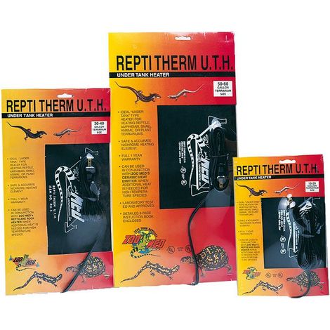 20x16 - 8W - RH-4: Klebende Heizplatte und Heizmatte Zoo Med