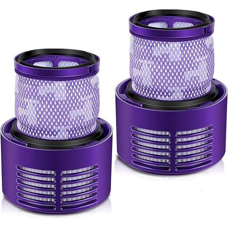 Filtres de rechange pour aspirateurs Dyson V10, SV12, Cyclone et Animal Absolute (lot de 2). Filtre HEPA lavable. (1/5)