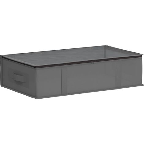Storage Box with Transparent Top Window Anthracite vidaXL (1/5)