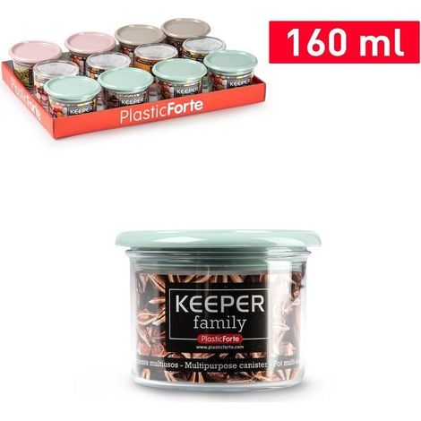 1 Pezzo Barattolo da Cucina in Plastica Multiuso 160 ml Vari Colori (1/3)
