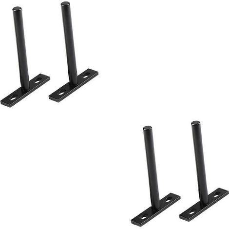Supports d'étagère flottants robustes en forme de T, fixation invisible, pour la maison, le bureau ou la cuisine (lot de 2). (1/5)