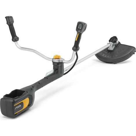 STIGA BC 700e B Decespugliatore a Batteria Bike, 48V 4Ah, 38 cm – Motore Brushless 500W, Testina Doppia Linea e Lama 3T – Pendii e Terreni Difficili (1/5)